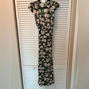 Heartloom Black and White Floral Maxi Dress